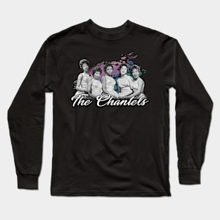 Diva Duets Chantel Band T-Shirts, Elevate Your Style with the Legendary Sounds of Doo-Wop Long Sleeve T-Shirt